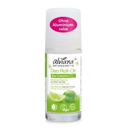 ALVIANA Dezodorant Roll-on ochrona 24h z Limonką i Trawą Cytrynową 50ml